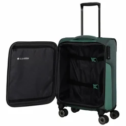 Travelite Weichgepäck Kabinengepäck|4-Rollen Kabinentrolleys<VIIA 4-Rollen Kabinentrolley 55 cm eukalyptus