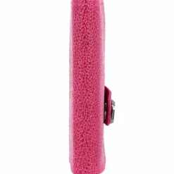 Tru Virtu Visitenkartenetuis<Click & Slide Kreditkartenetui Geldbörse RFID Leder 6,5 cm fuchsia-silver