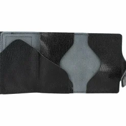 Tru Virtu Visitenkartenetuis<Click & Slide Kreditkartenetui RFID Leder 6,5 cm black-bla