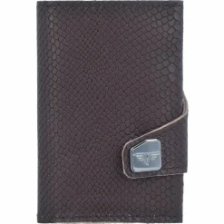 Tru Virtu Click & Slide Kreditkartenetui Geldbörse RFID Leder 6,5 cm