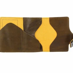 Sale Tru Virtu Click & Slide Kreditkartenetui RFID Leder 6,5 cm mossgreen-y-gol