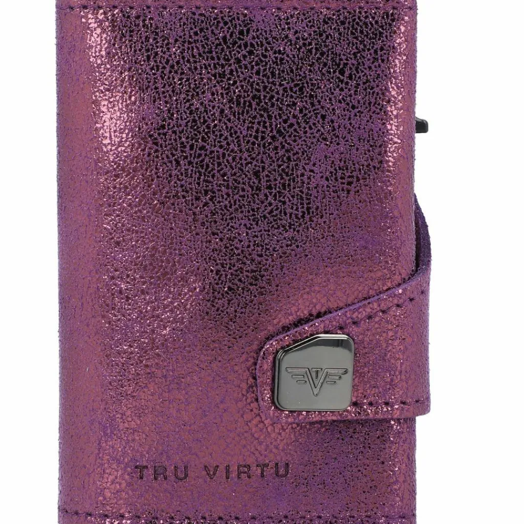 Tru Virtu Click & Slide Kreditkartenetui RFID Leder 6,5 cm