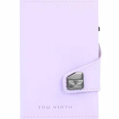 Discount Tru Virtu Click & Slide Kreditkartenetui Geldbörse RFID Leder 6,5 cm matt-silver