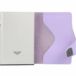 Discount Tru Virtu Click & Slide Kreditkartenetui Geldbörse RFID Leder 6,5 cm matt-silver