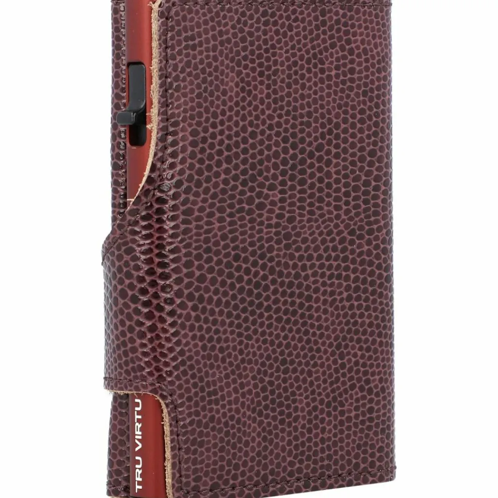 Tru Virtu Click & Slide Kreditkartenetui RFID Leder 6,5 cm