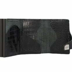 Online Tru Virtu Click & Slide Kreditkartenetui Geldbörse RFID Leder 6,5 cm black-black
