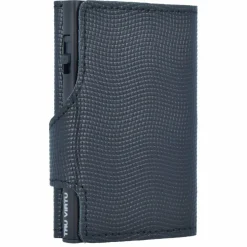 Discount Tru Virtu Click & Slide Kreditkartenetui Geldbörse RFID Leder 6,5 cm Aluminium Core black