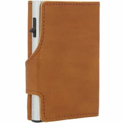 Tru Virtu Click & Slide Natural Kreditkartenetui Leder 7 cm