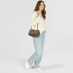 U.S. Polo Assn. Schultertaschen<Holly Schultertasche S 23.5 cm stone