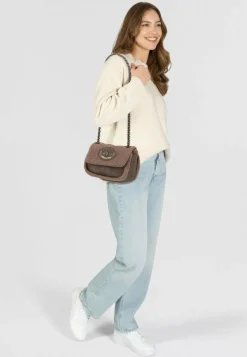 U.S. Polo Assn. Schultertaschen<Holly Schultertasche S 23.5 cm stone