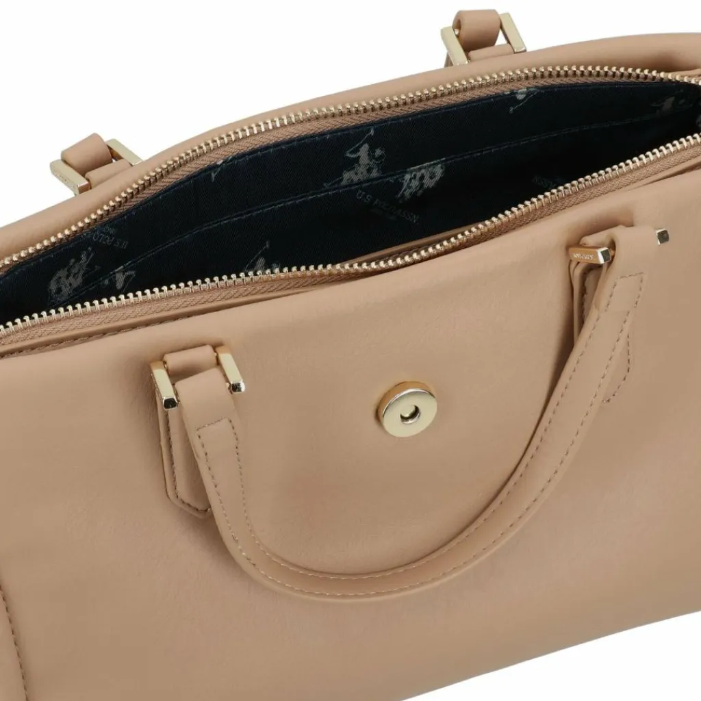 U.S. Polo Assn. Henkeltaschen<Jodhpur Handtasche 30 cm light taupe