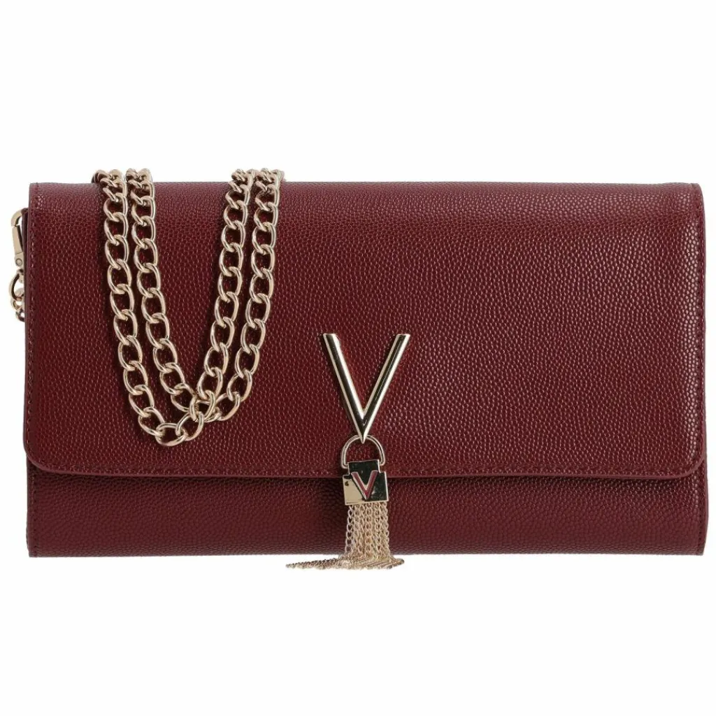 Best Valentino Divina Clutch Tasche 26 cm bordeaux
