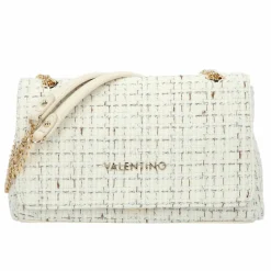Clearance Valentino Tweed Schultertasche 26 cm off wh-multi