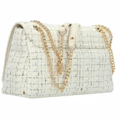 Clearance Valentino Tweed Schultertasche 26 cm off wh-multi