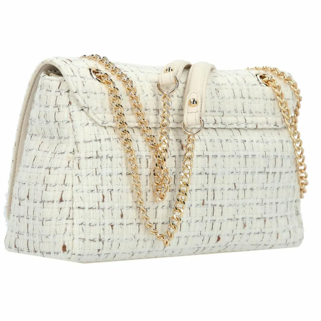 Clearance Valentino Tweed Schultertasche 26 cm off wh-multi