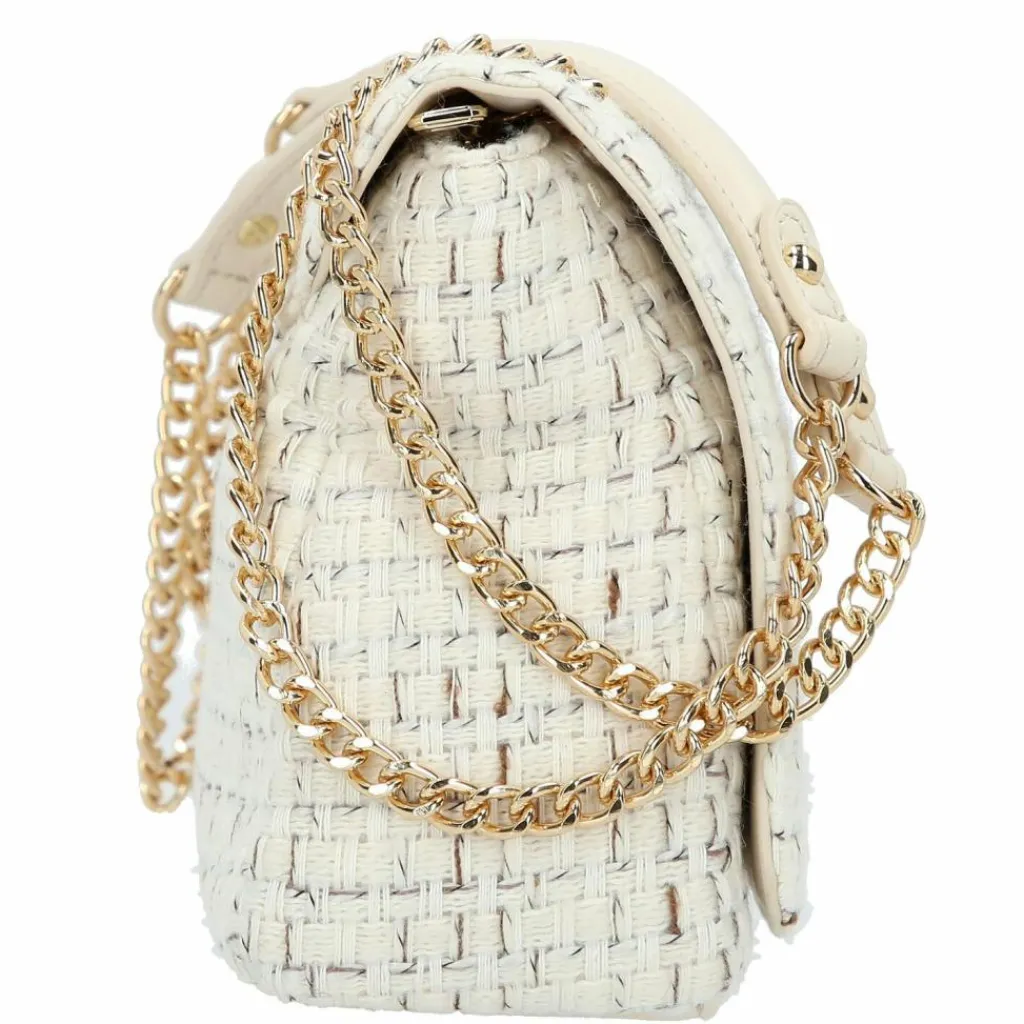 Clearance Valentino Tweed Schultertasche 26 cm off wh-multi