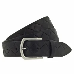 Vanzetti Herrengürtel<Gürtel Leder schwarz