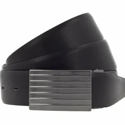 Vanzetti Herrengürtel<Gürtel Leder black
