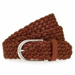 Vanzetti Damengürtel<Gürtel Leder braun