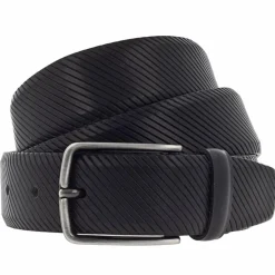 Vanzetti Herrengürtel<Gürtel Leder black