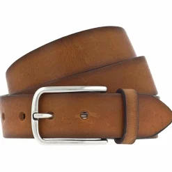 Vanzetti Herrengürtel<Gürtel Leder cognac