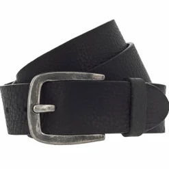 Vanzetti Herrengürtel<Gürtel Leder black