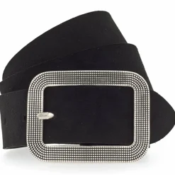 Vanzetti Damengürtel<Gürtel Leder schwarz