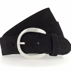 Vanzetti Damengürtel<Gürtel Leder schwarz