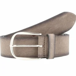 Vanzetti Damengürtel<Gürtel Leder grau-taupe