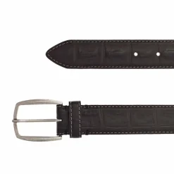 Vanzetti Herrengürtel<Gürtel Leder dunkelbraun