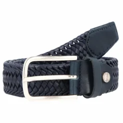 Vanzetti Herrengürtel<Gürtel Leder navy