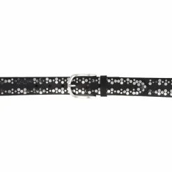 Vanzetti Damengürtel<Nietengürtel Leder schwarz