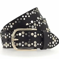 Sale Vanzetti Nietengürtel Leder schwarz