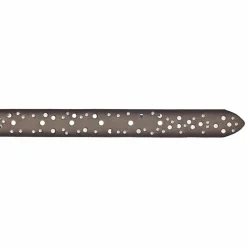 Damen Vanzetti Nietengürtel Leder