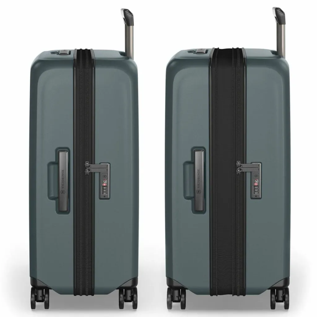 Victorinox Hartgepäck|4-Rollen Koffer<Airox Advanced 4 Rollen Trolley M 69 cm mit Dehnfalte storm