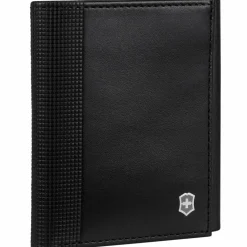 Victorinox Herrengeldbörsen Hochformat<Altius Alox Geldbörse RFID Schutz Leder 9 cm black