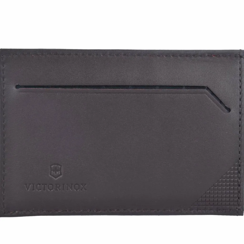 Victorinox Herrengeldbörsen Querformat<Altius Edge Geldbörse RFID Schutz Leder 10 cm darkearth