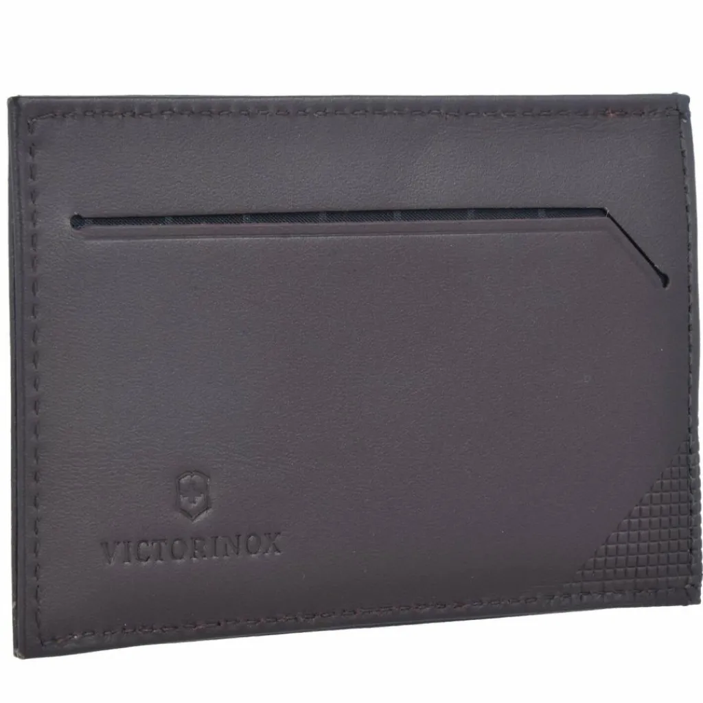 Victorinox Herrengeldbörsen Querformat<Altius Edge Geldbörse RFID Schutz Leder 10 cm darkearth