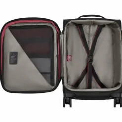 Victorinox Weichgepäck Kabinengepäck|4-Rollen Kabinentrolleys<Crosslight 4 Rollen Kabinentrolley 55 cm mit Dehnfalte black