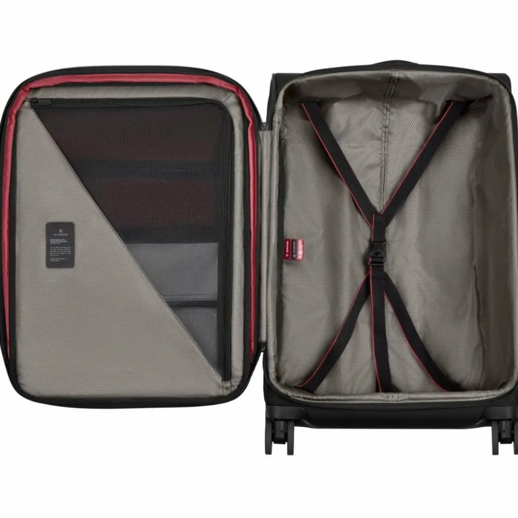 Best Victorinox Crosslight 4 Rollen Trolley M 68 cm mit Dehnfalte black