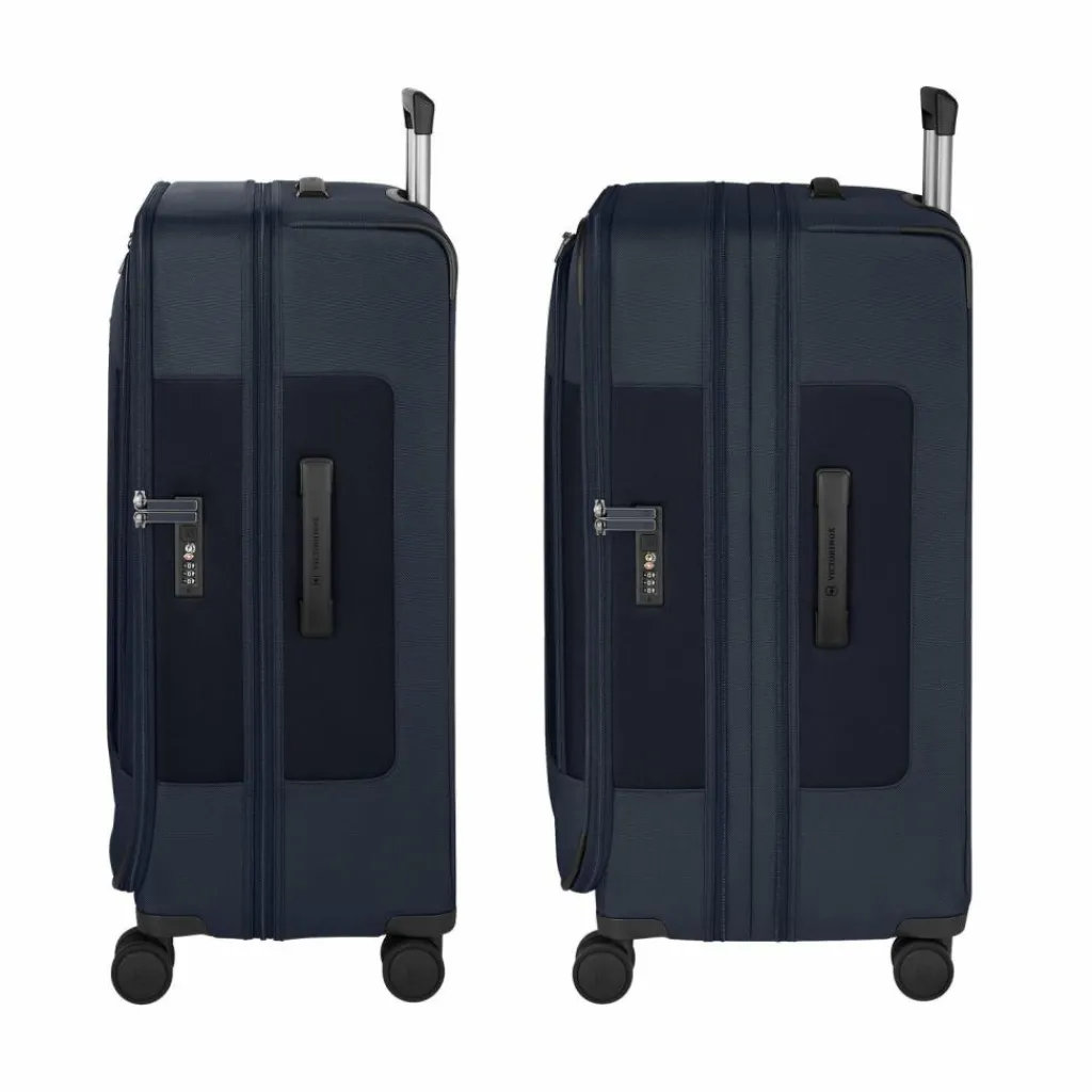 New Victorinox Werks Traveler 7.0 4 Rollen Trolley 75 cm mit Dehnfalte navy blue