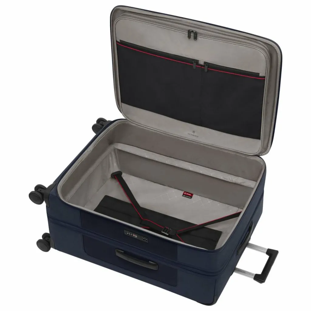 New Victorinox Werks Traveler 7.0 4 Rollen Trolley 75 cm mit Dehnfalte navy blue