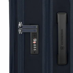 Victorinox Weichgepäck Kabinengepäck|4-Rollen Kabinentrolleys<Werks Traveler 7.0 4 Rollen Kabinentrolley 55 cm Laptopfach mit Dehnfalte navy blue
