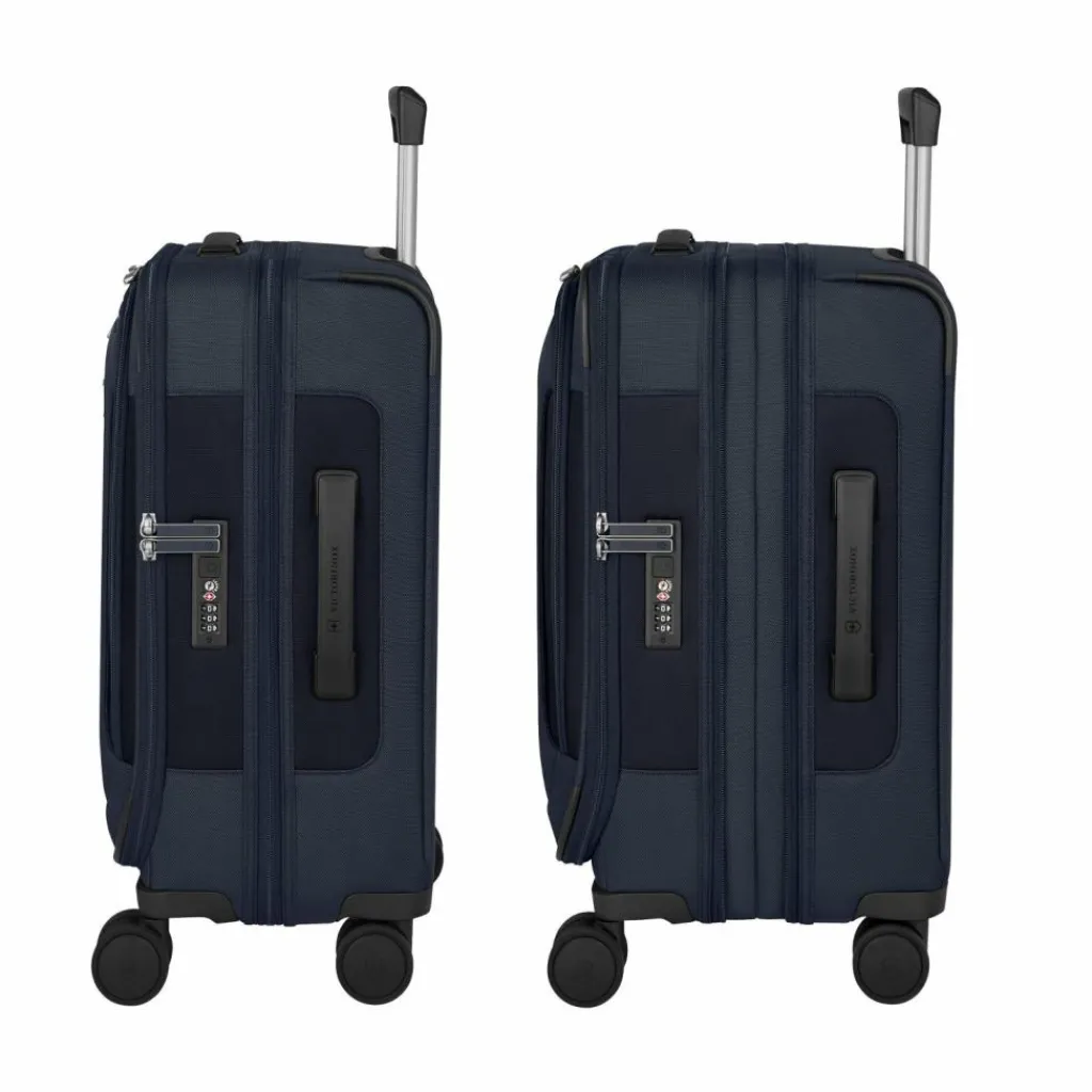 Best Victorinox Werks Traveler 7.0 4 Rollen Kabinentrolley 55 cm Laptopfach mit Dehnfalte navy blue