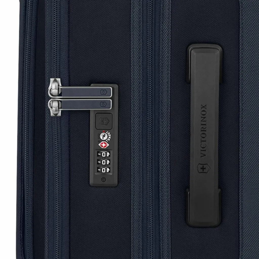 Best Victorinox Werks Traveler 7.0 4 Rollen Kabinentrolley 55 cm Laptopfach mit Dehnfalte navy blue