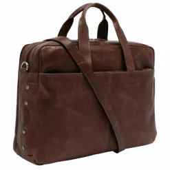 Voi Laptoptaschen|Aktentaschen<City Cowboy Aktentasche Leder 41 cm Laptopfach braun