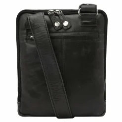 Voi Umhängetaschen<City Cowboy Umhängetasche Leder 20 cm schwarz