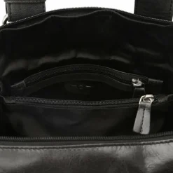 Voi Umhängetaschen<City Cowboy Umhängetasche Leder 20 cm schwarz