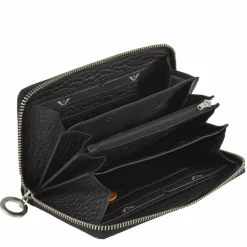 Best Voi Hirsch Amy Geldbörse Leder 18 cm schwarz