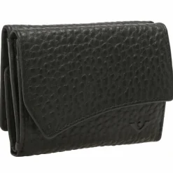 Voi Damengeldbörsen Querformat<Hirsch Carita Geldbörse Leder 11 cm schwarz